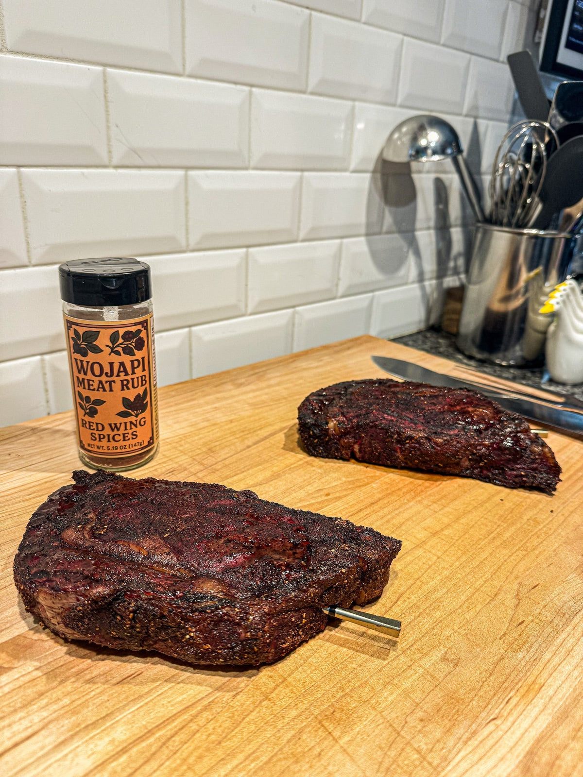 Wojapi Smoked Ribeyes: Reverse Seared on the Traeger