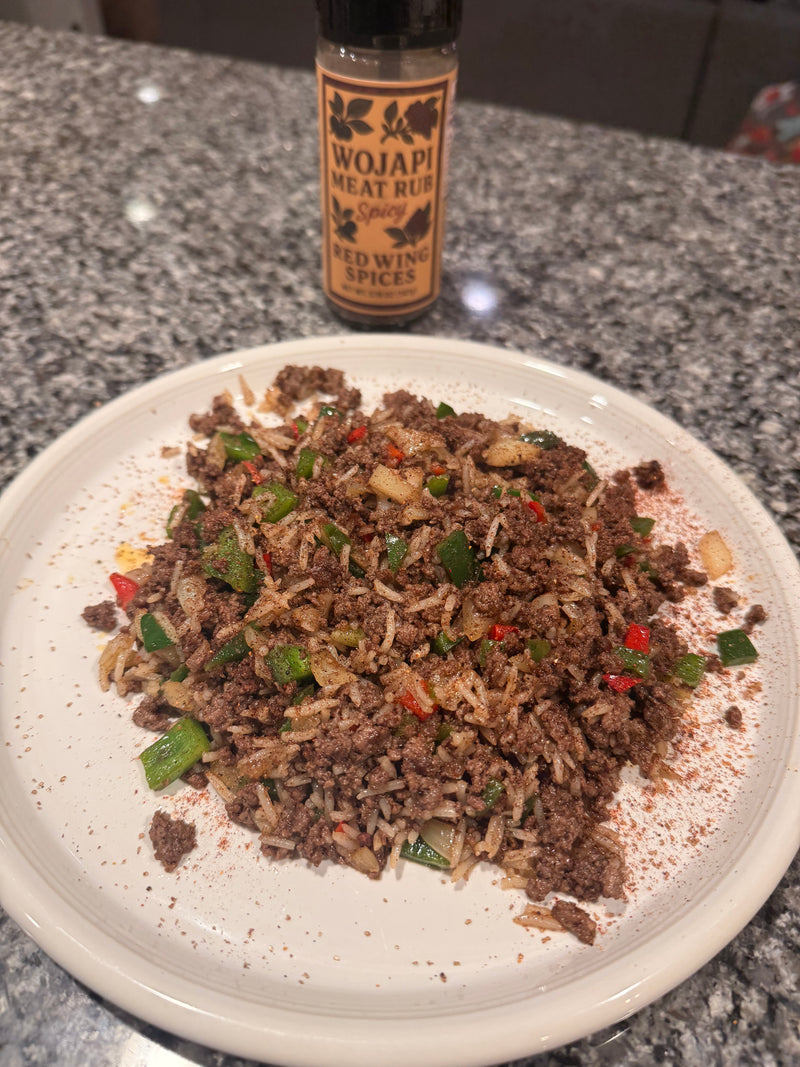 Spicy Wojapi Unstuffed Peppers