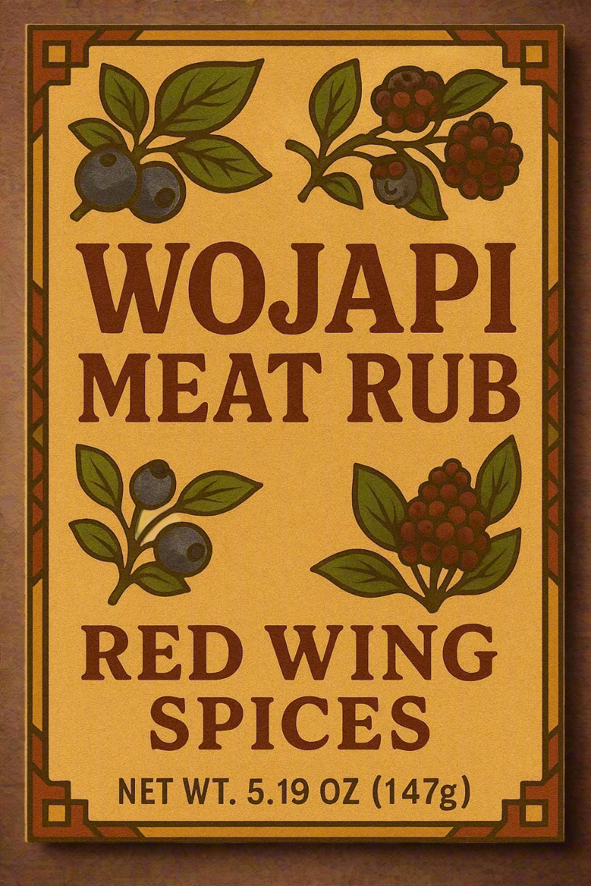 The Original Wojapi Meat Rub™ – a Rub by My Store, available at Red Wing Spices. Product SEO title: The Original Wojapi Meat Rub™ – Heritage Flavor for Any Meat
